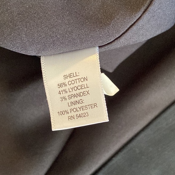 Banana Republic Size 2 Black Lined Stretchy Buisnesscore Pencil Skirt: 4877 - Picture 5 of 6